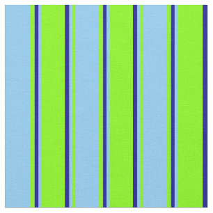 Chartreuse, Light Himlar Blue och Mörk blått Färga Tyg