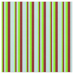 Chartreuse, Maroon och Turquise Färgad Rand Tyg