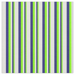 Chartreuse, Midnight Blue & Light Cyan Rand Tyg