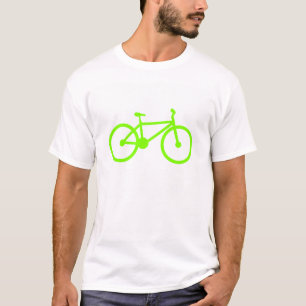 Chartreuse, Neon Grönt Bicycle Tee Shirt