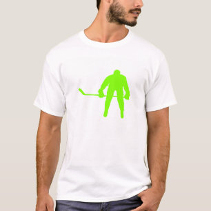Chartreuse, Neon Grönt Hockey T-shirt
