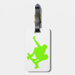 Chartreuse, Neon Grönt Skater Bagagebricka