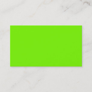 Chartreuse Neon Gult Grönt Färg Endast Verktyg Visitkort