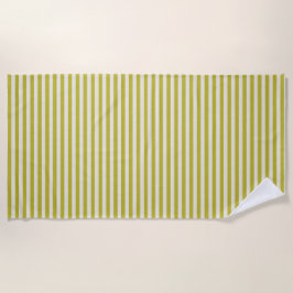 Chartreuse och Cream Simple Stripe Mönster