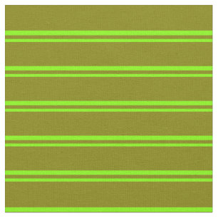 Chartreuse och Grönt Lintrad/Stripe Mönster Tyg