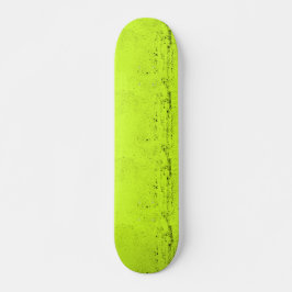 Chartreuse texturerad unik mini skateboard bräda 18,5 cm