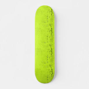 Chartreuse texturerad unik mini skateboard bräda 18,5 cm