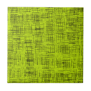 Chartreuse Tweed Kakelplatta