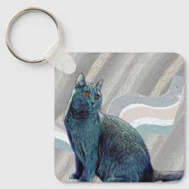 Chartreux Keychain Nyckelring