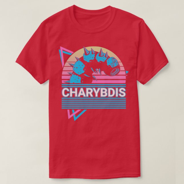 Charybdis Greece Mythology Ancient Sea Monster Ret T Shirt (Design framsida)