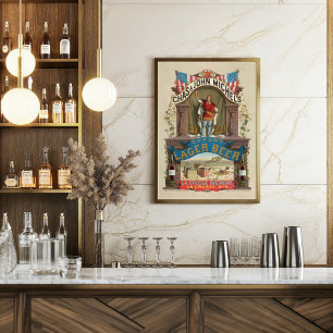 Chas. & John Michels exportlager Beer Poster