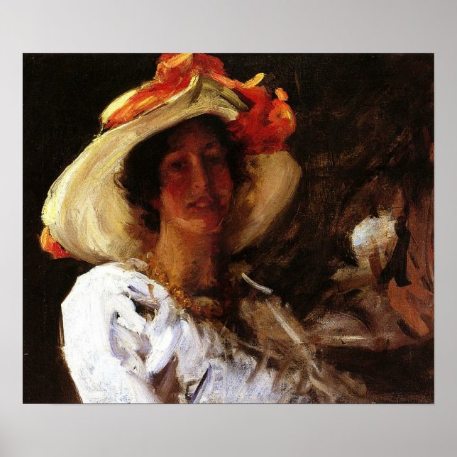 Chase - Clara Stephens med hatt 1913 Poster (Framsidan)