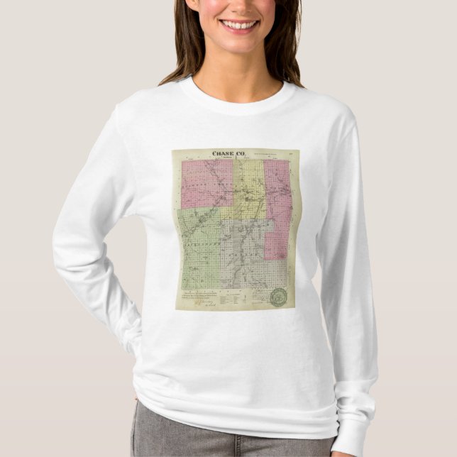 Chase County Kansas T-shirt (Framsida)