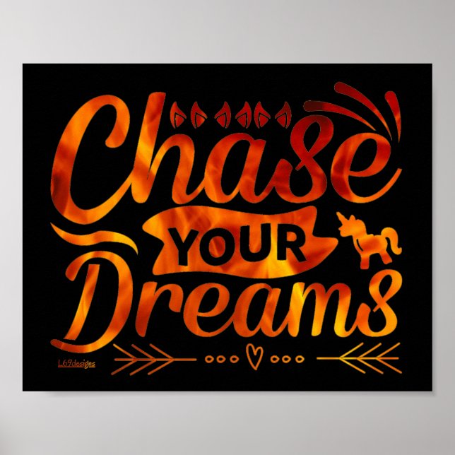 CHASE DIN DREAMS-introduktionserbjudande Poster (Framsidan)