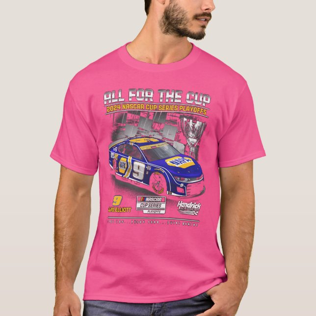 Chase Elliott som drivs för Kopp T Shirt (Framsida)