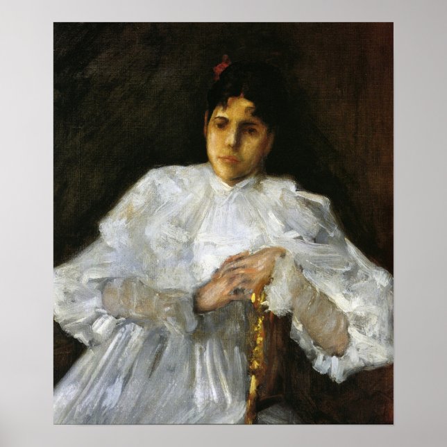 Chase - Girl in White 1890 Poster (Framsidan)