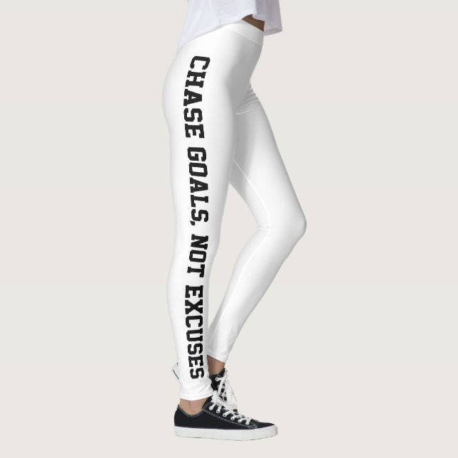Chase Goals, inte excuswhite Leggings (Höger)