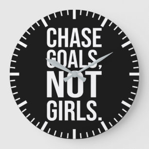 Chase Goals Not Girls - Gym, Hustle, Success Stor Klocka