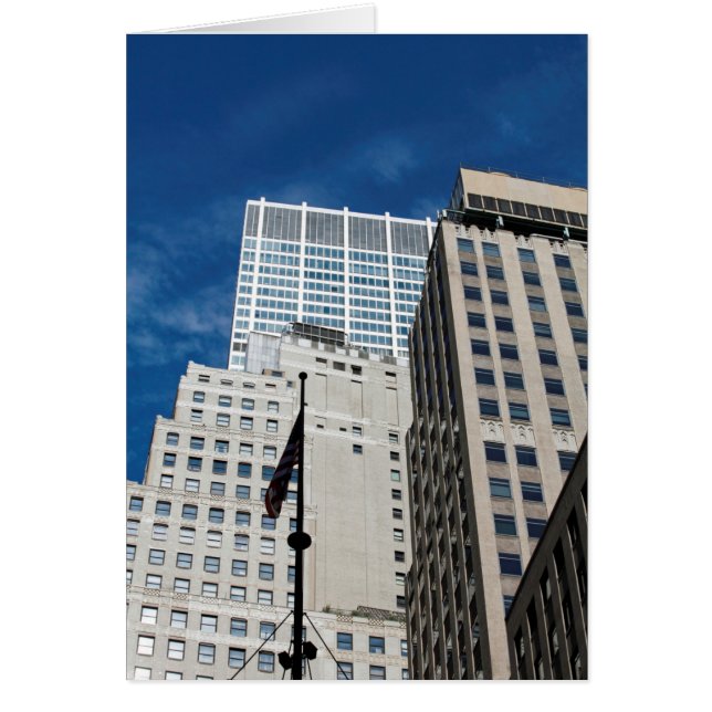 Chase Manhattan Bank New York City Hälsningskort (Framsidan)