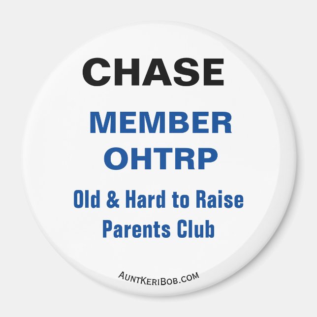 CHASE OHTRP Member Magnet (Framsidan)