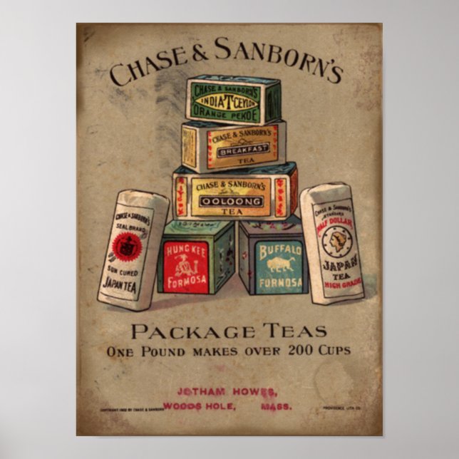 Chase & Sanborn's Tea Poster (Framsidan)