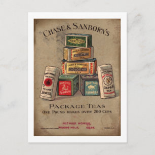 Chase & Sanborn's Tea Vykort