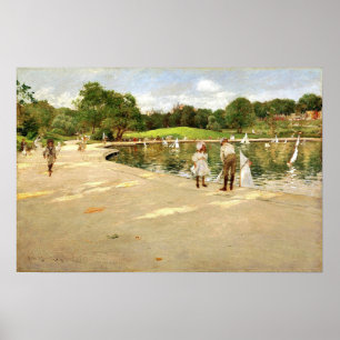 Chase - Sjö for Miniature Yachts 1888 Poster