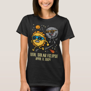 Chase Sol Total Solar Eclipse 2024 April Kvinnor M T Shirt