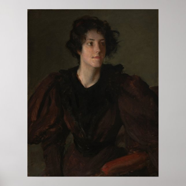 Chase - Study of a Young Women Poster (Framsidan)