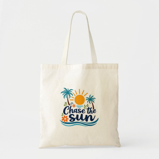 Chase the Sol Tote Bag Tygkasse (Framsidan)