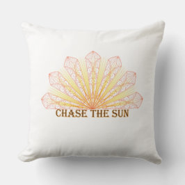 Chase The Sun Mandala Rays Art Kudde