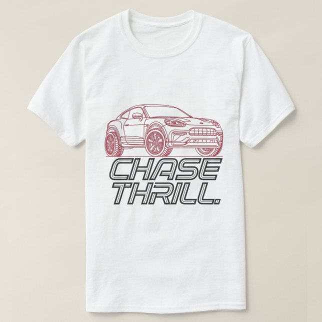 Chase Thrill Car T-Shirt (Design framsida)