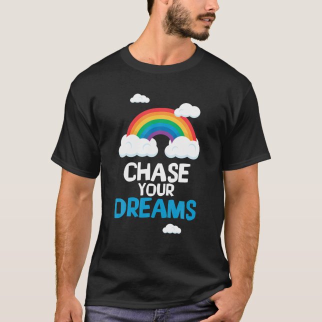 Chase Your Dreams St patricks day Happystpatricksd T Shirt (Framsida)