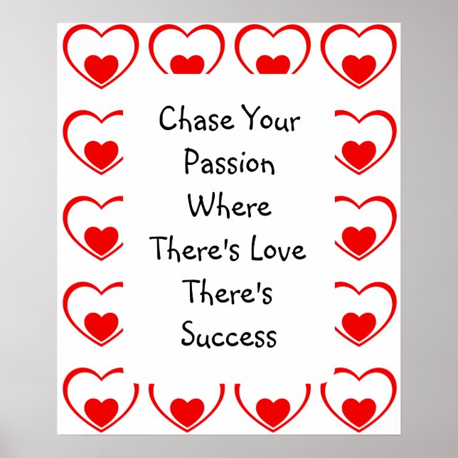 Chase Your Passion Poster (Framsidan)