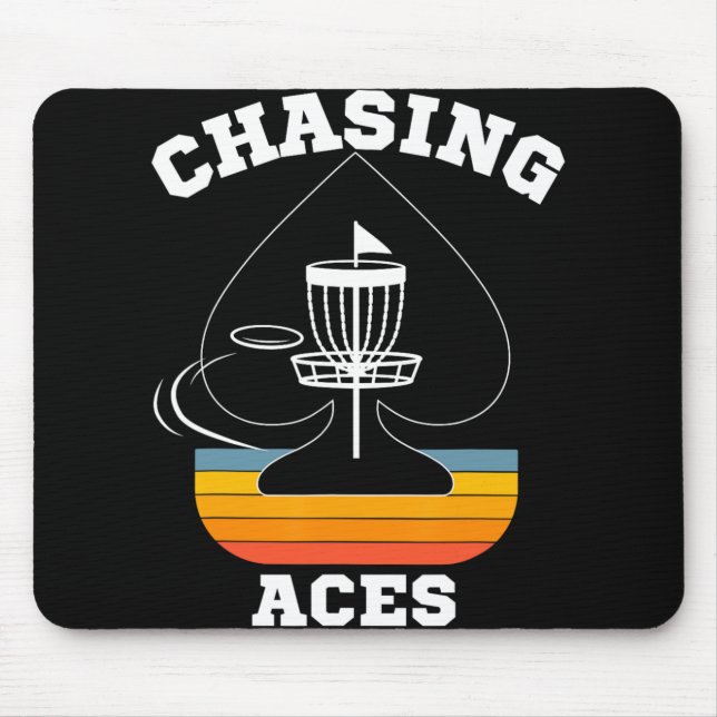 Chasing Aces Discgolf Mål Sportkläder Män W Musmatta (Framsidan)