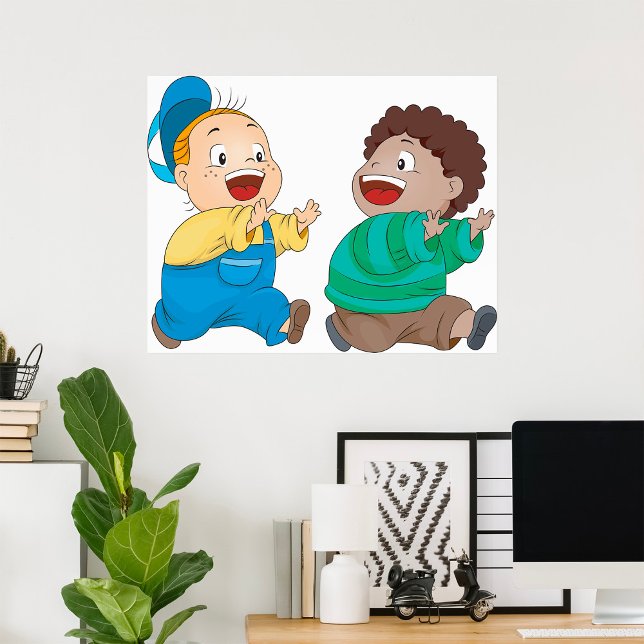 Chasing av barn Poster (Skapare uppladdad)