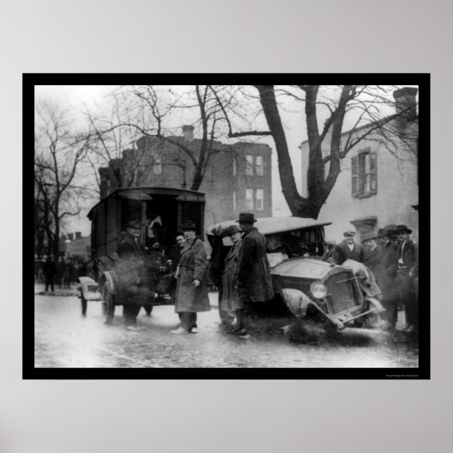 Chasing Bootleggers i Washington, DC 1922 Poster (Framsidan)