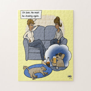 Chasing Dream Gult Jigszle Puzzle Pussel