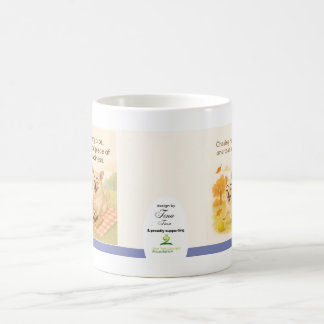 Chasing Happiness Dog Lover Mug by Tina Tran Kaffemugg