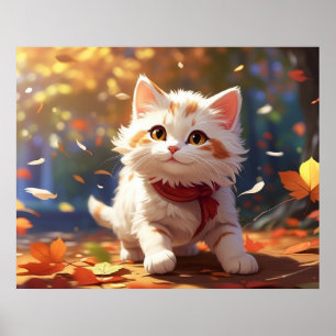 *~* Chasing Löv Kitten 5:4 Kattunge AP68 Poster