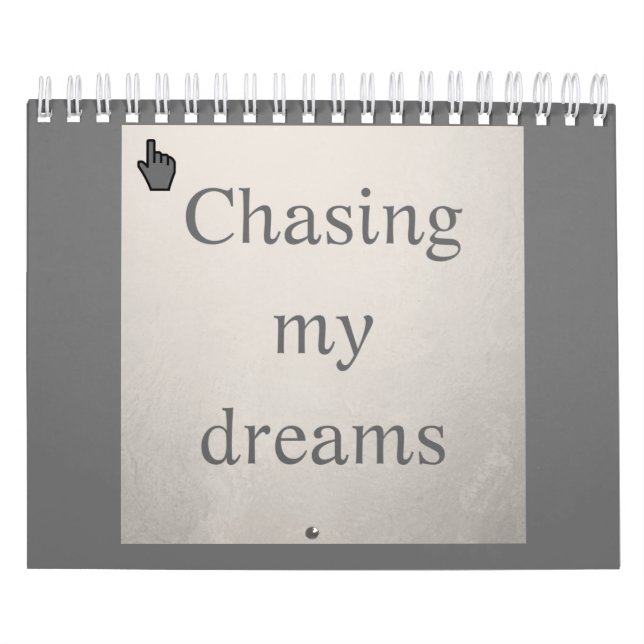Chasing my dreams | Persiguiendo mis sueños Kalender (Omslag)