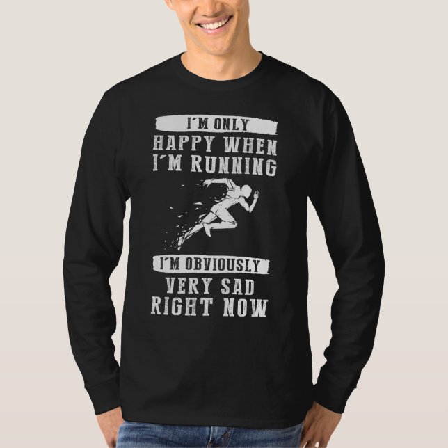 Chasing Smiles in Strides: Embrace the Running Par T Shirt (Framsida)