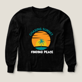 Chasing Sunset - att hitta fred T Shirt