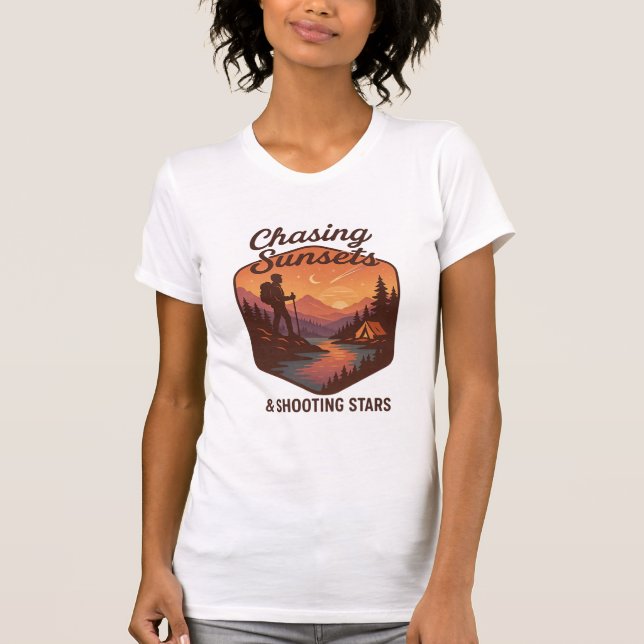 Chasing Sunset & Shooting Stars t-shirt (Framsida)