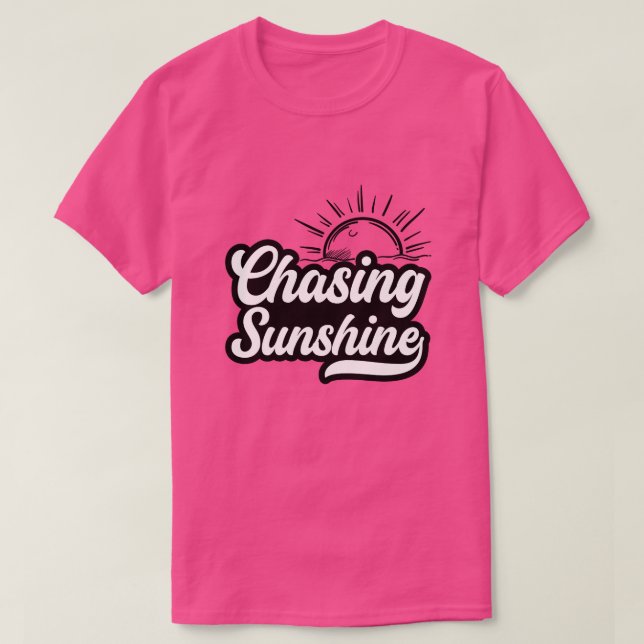 Chasing sunshine01 t shirt (Design framsida)