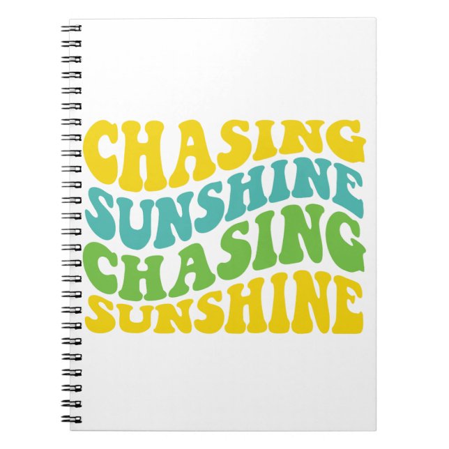 CHASING SUNSHINE CHASING SUNSHINE ANTECKNINGSBOK (Framsidan)
