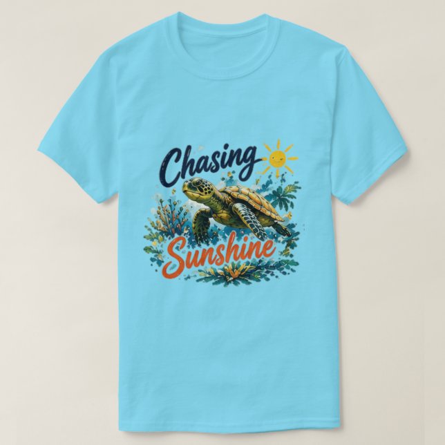 Chasing Sunshine Havssköldpadda Tröja (Design framsida)
