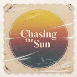 Chasing The Sun Underlägg Papper