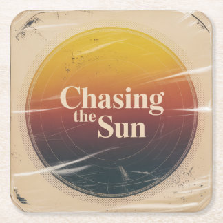 Chasing The Sun Underlägg Papper Kvadrat