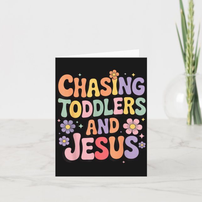 Chasing Toddlers And Jesus  Kort (Framsida)